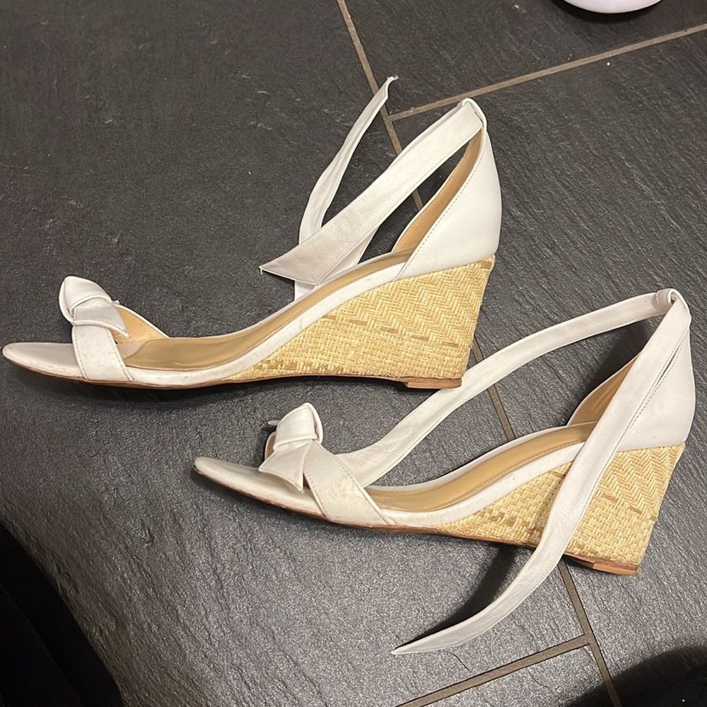 alexandre Birman Wedge Tie Sandals